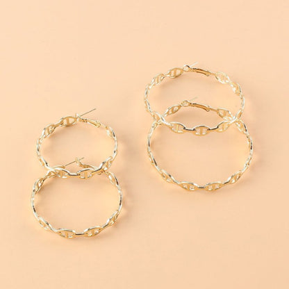 Hoop Earrings European And American Style Earrings Earrings-Jewearrings