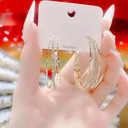 Hoop Earrings New Trendy Net Red-Jewearrings