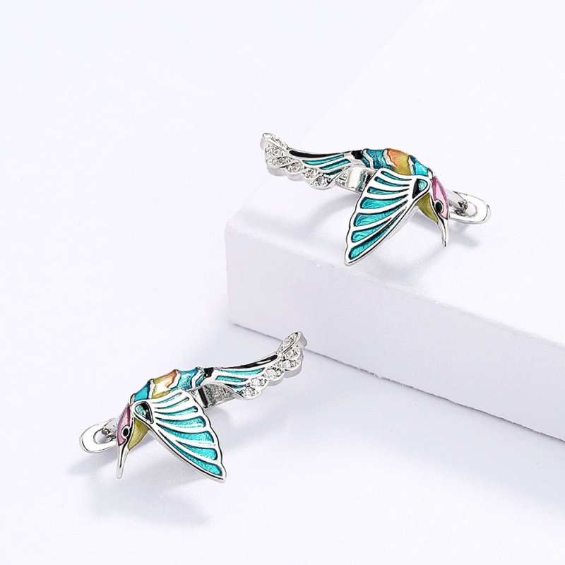 Hummingbird Earrings - Epoxy Ring Design-Jewearrings