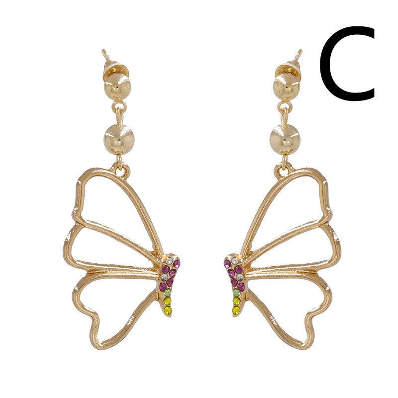 Hummingbird Earrings - Rainbow Fashion-Jewearrings