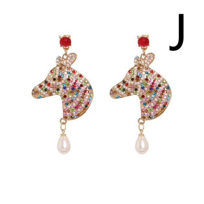 Hummingbird Earrings - Rainbow Fashion-Jewearrings