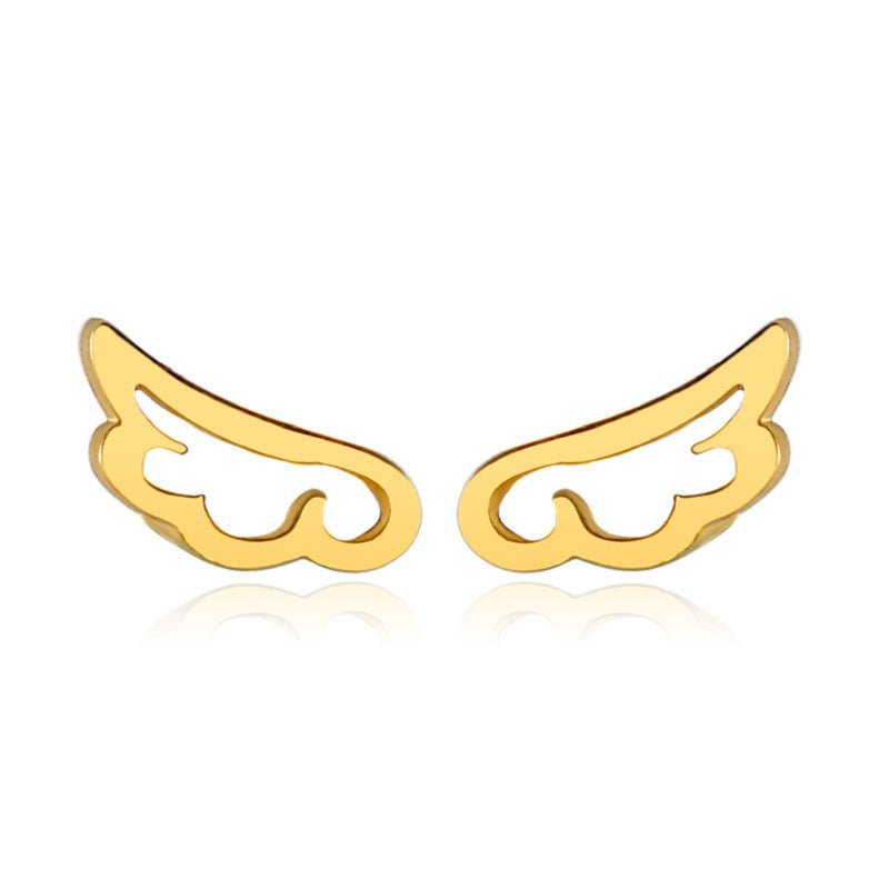 Hypoallergenic Earrings: Angel Wings-Jewearrings