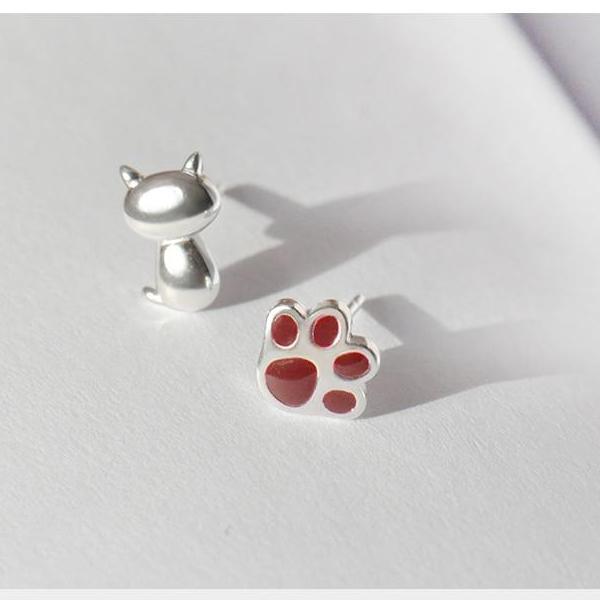 Hypoallergenic Earrings Cat Claw Stud Earrings-Jewearrings