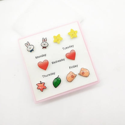 Hypoallergenic Earrings - Cute Cartoon Earrings-Jewearrings