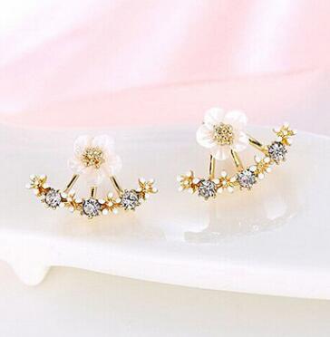 Hypoallergenic Earrings: Daisy Flowers-Jewearrings