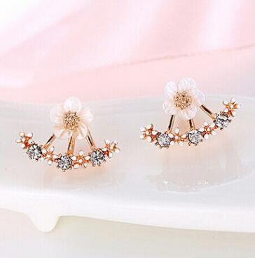 Hypoallergenic Earrings: Daisy Flowers-Jewearrings