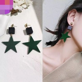 Hypoallergenic Earrings: Exaggerated Wood Flowers-Jewearrings