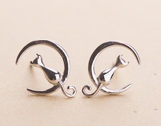 Hypoallergenic Earrings Kitten Earrings-Jewearrings