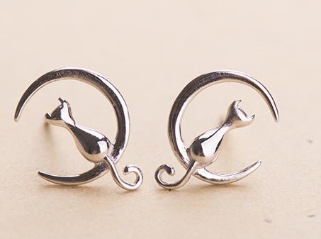 Hypoallergenic Earrings Kitten Earrings-Jewearrings