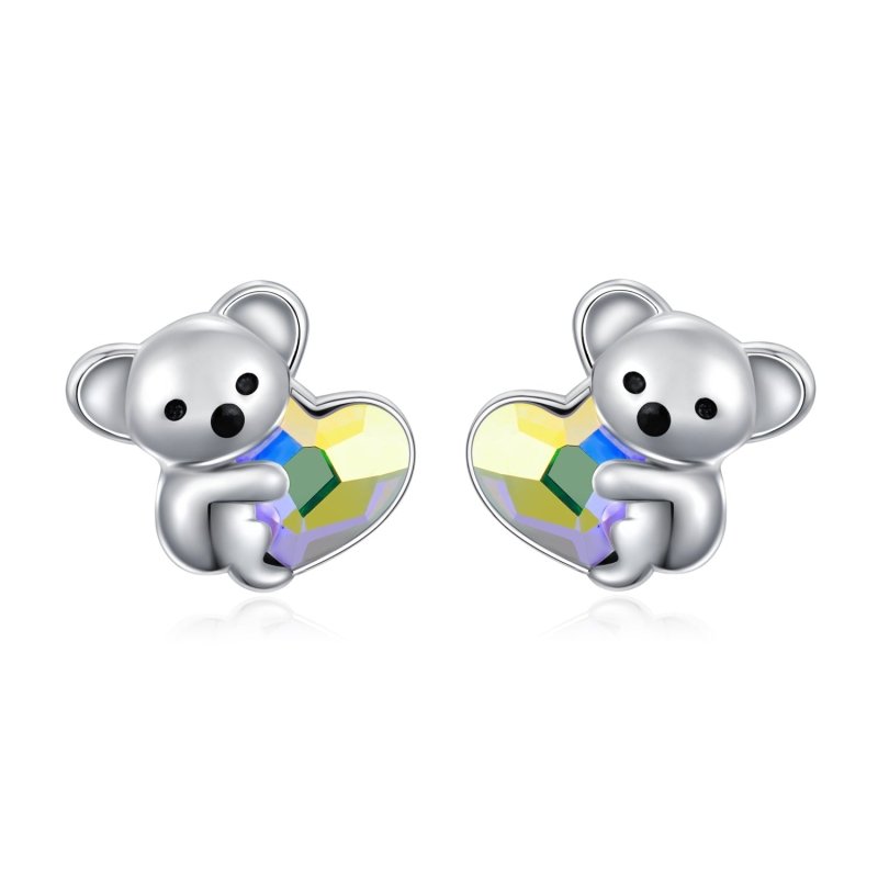 Hypoallergenic Earrings Koala Bear Earrings-Jewearrings