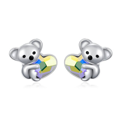 Hypoallergenic Earrings Koala Bear Earrings-Jewearrings