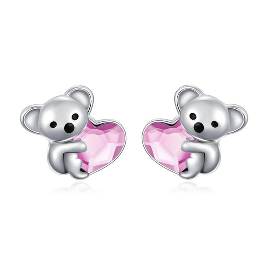 Hypoallergenic Earrings Koala Bear Earrings-Jewearrings