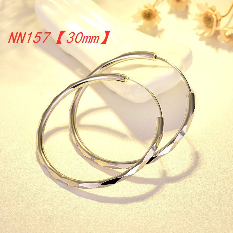 Hypoallergenic Earrings - Large Hoop Earrings-Jewearrings