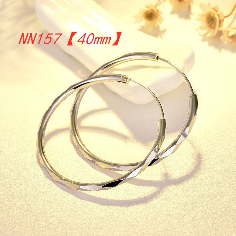 Hypoallergenic Earrings - Large Hoop Earrings-Jewearrings