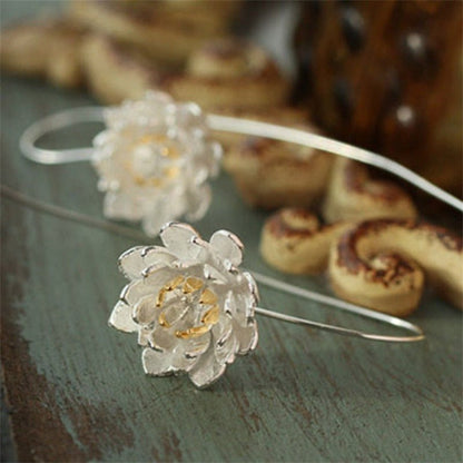 Hypoallergenic Earrings - Lotus Earrings-Jewearrings