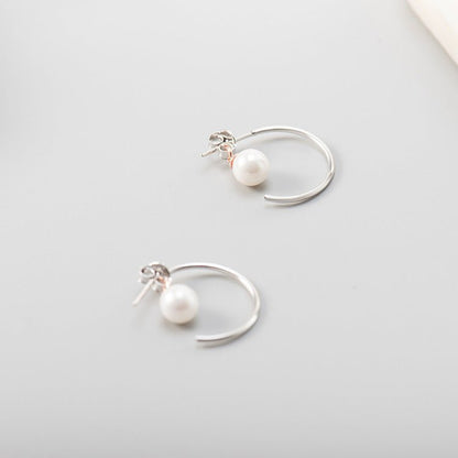 Hypoallergenic Earrings - Pearl Earrings-Jewearrings