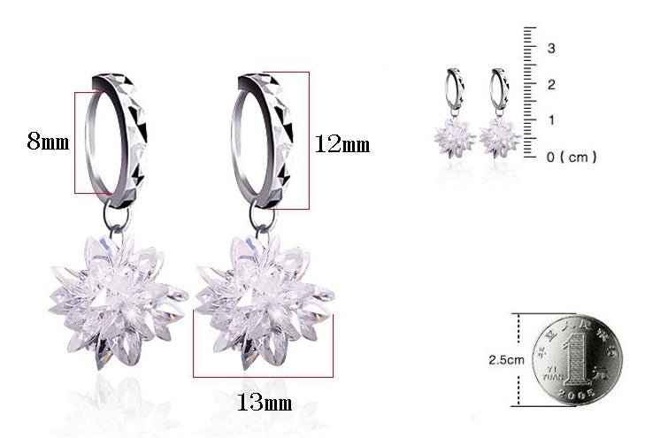 Hypoallergenic Earrings Pure Beauty Ice Studs-Jewearrings