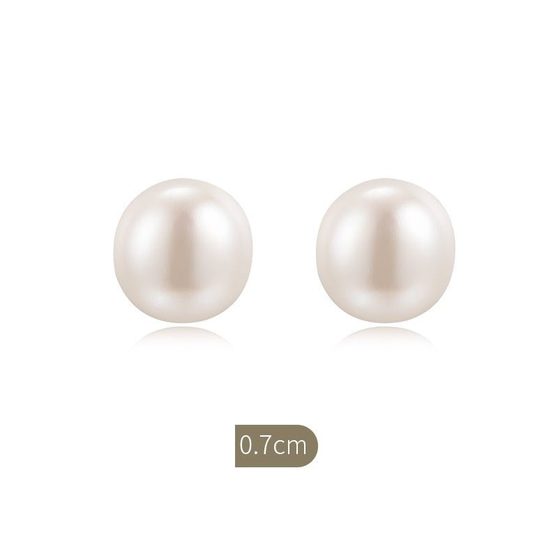 Hypoallergenic Earrings Retro Pearl Studs-Jewearrings