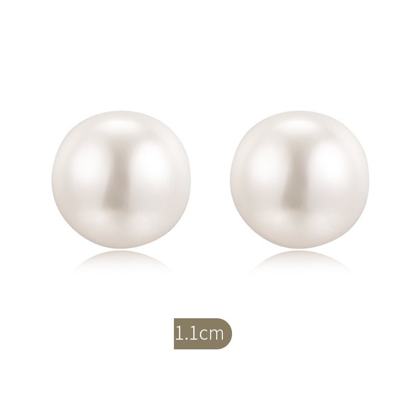 Hypoallergenic Earrings Retro Pearl Studs-Jewearrings