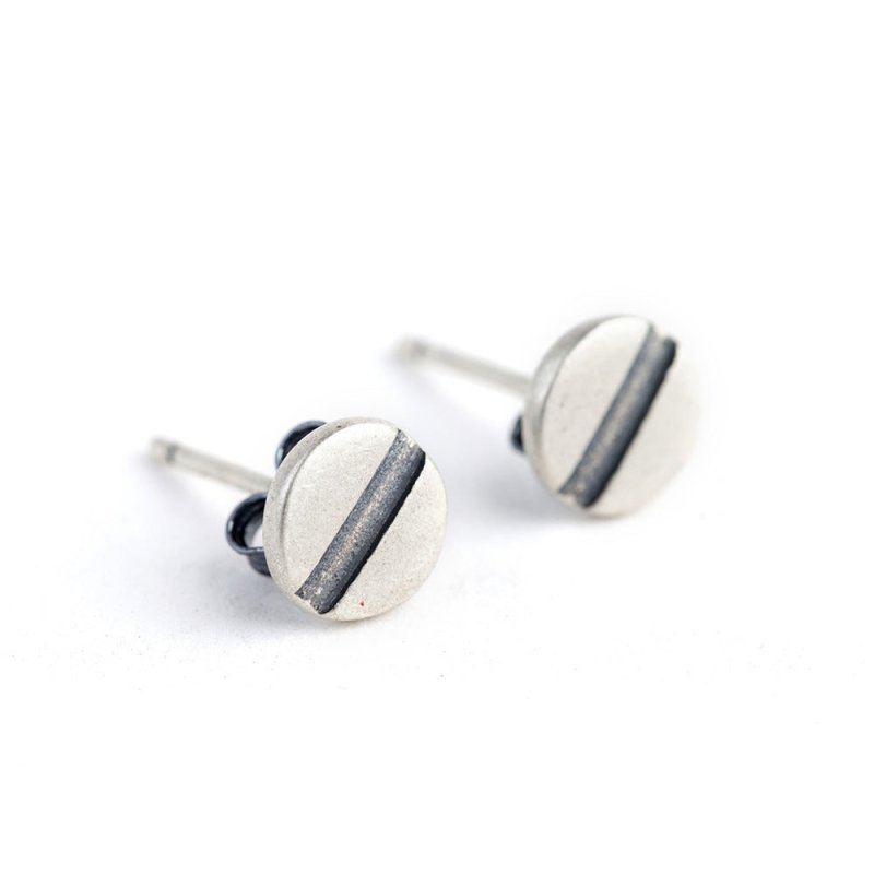 Hypoallergenic Earrings - Silver Screw Simple-Jewearrings