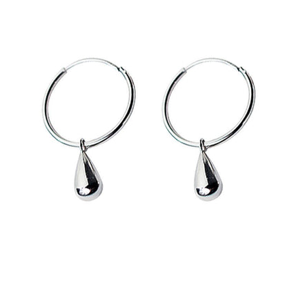 Hypoallergenic Earrings Sterling Silver Drop Earrings-Jewearrings