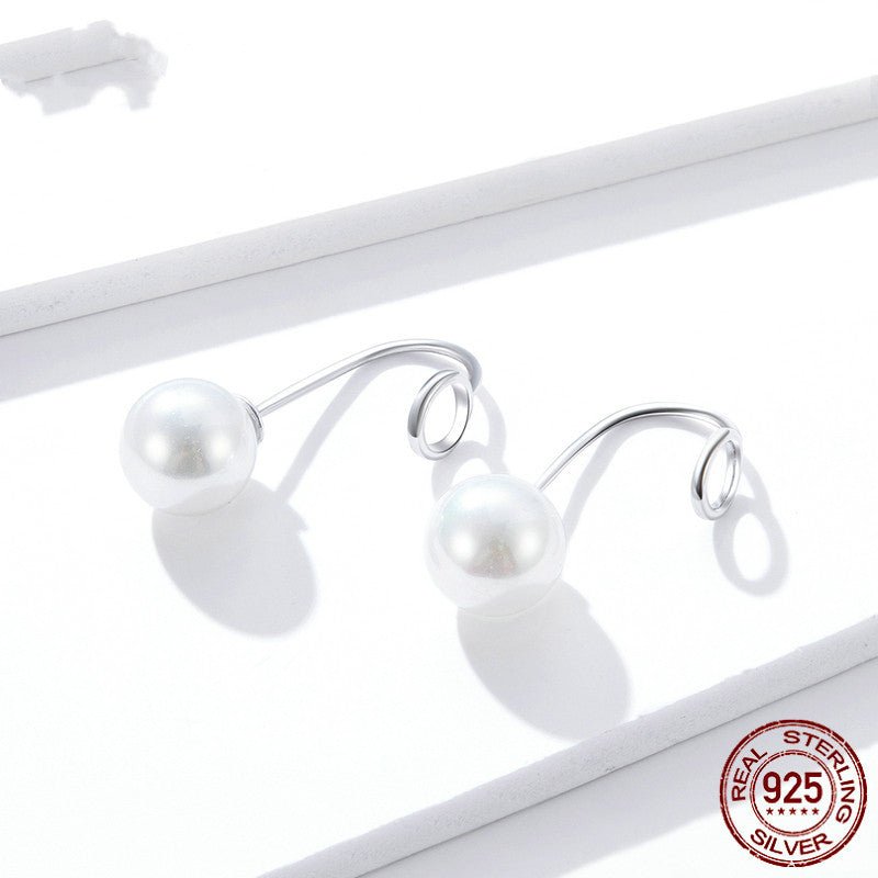 Hypoallergenic Earrings - Sterling Silver Ear Line-Jewearrings