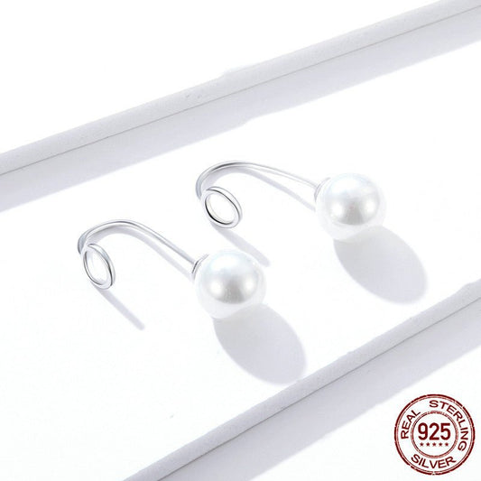 Hypoallergenic Earrings - Sterling Silver Ear Line-Jewearrings