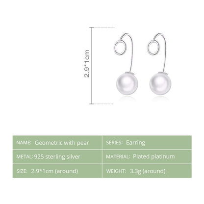 Hypoallergenic Earrings - Sterling Silver Ear Line-Jewearrings