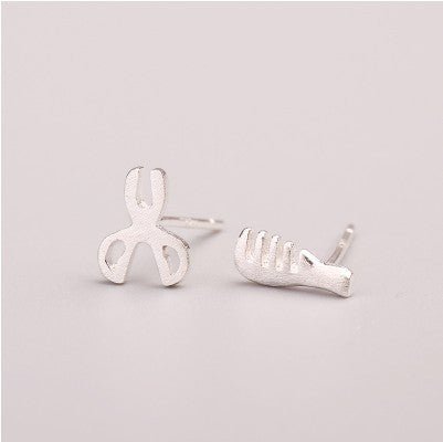 Hypoallergenic Earrings Sweet Silver Studs-Jewearrings