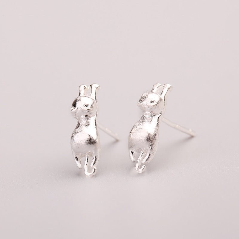 Hypoallergenic Earrings Sweet Silver Studs-Jewearrings