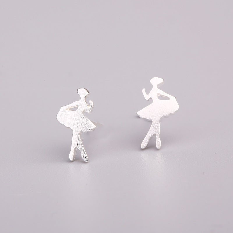 Hypoallergenic Earrings Sweet Silver Studs-Jewearrings