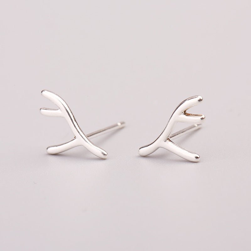 Hypoallergenic Earrings Sweet Silver Studs-Jewearrings