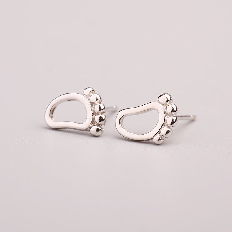 Hypoallergenic Earrings Sweet Silver Studs-Jewearrings