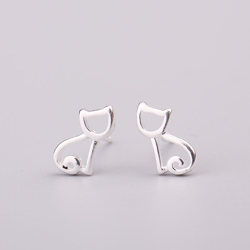 Hypoallergenic Earrings Sweet Silver Studs-Jewearrings