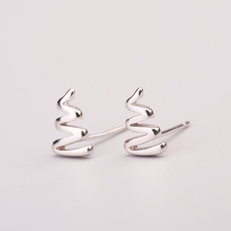 Hypoallergenic Earrings Sweet Silver Studs-Jewearrings