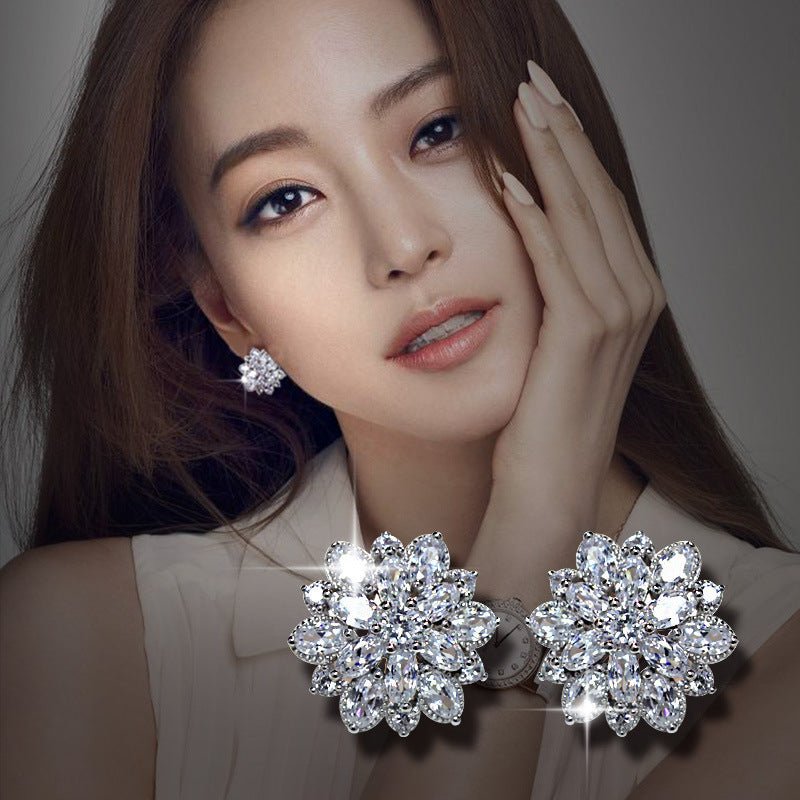 Hypoallergenic Earrings: Tremella Nail Flower-Jewearrings