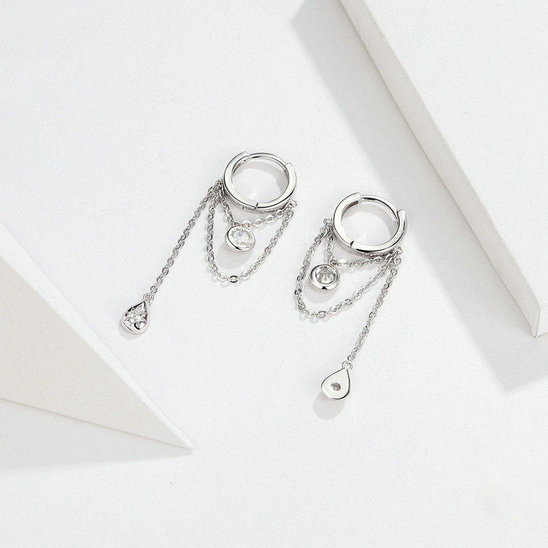 Hypoallergenic Earrings White Gold Plated-Jewearrings