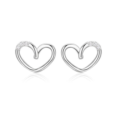 Hypoallergenic S925 Exquisite Hollow Love Earrings-Jewearrings