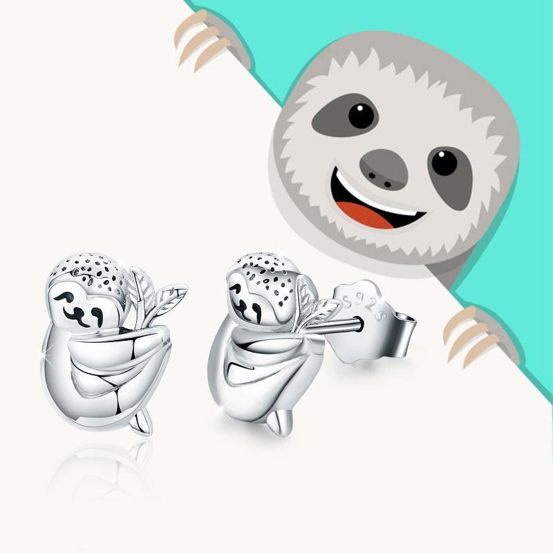 Hypoallergenic Sloth Earrings-Jewearrings