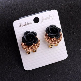 Hypoallergenic Temperament Fashion Rose Earrings-Jewearrings