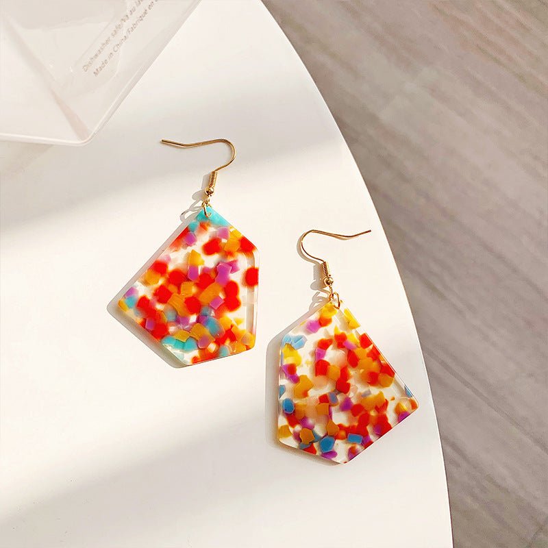 Irregular Transparent Acrylic Earrings I-Jewearrings