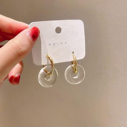 Irregular Transparent Acrylic Earrings I-Jewearrings