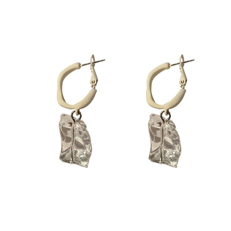 Irregular Transparent Acrylic Earrings I-Jewearrings