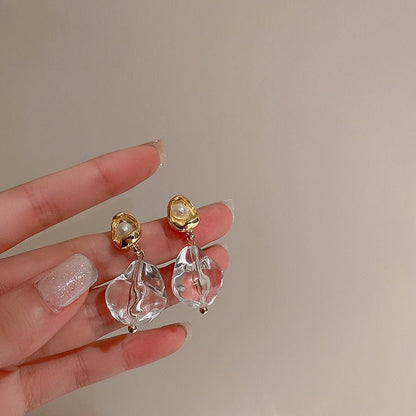 Irregular Transparent Acrylic Earrings I-Jewearrings