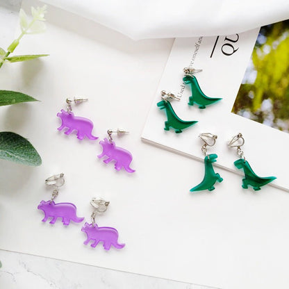 Japanese Fashion Animal Acrylic Earrings Women-Jewearrings