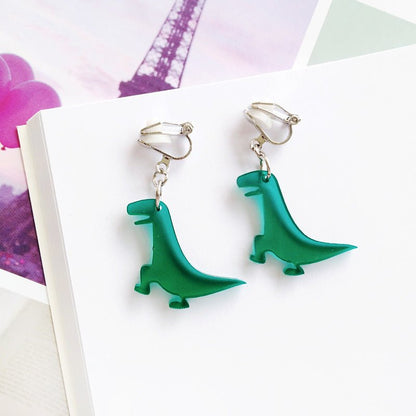 Japanese Fashion Animal Acrylic Earrings Women-Jewearrings