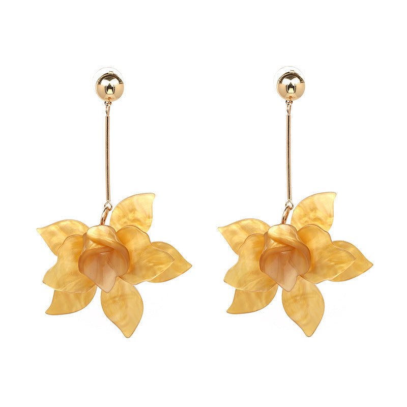 Jewelry Big Flower Earrings, Female Accessories, Earrings, Korean Jewelry, Fashion All-Match-Jewearrings