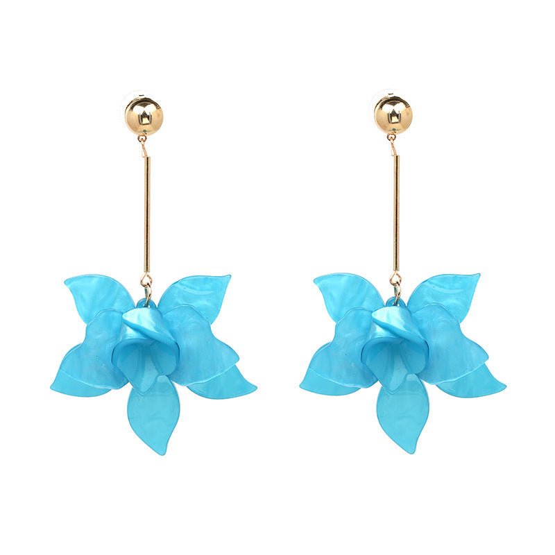 Jewelry Big Flower Earrings, Female Accessories, Earrings, Korean Jewelry, Fashion All-Match-Jewearrings