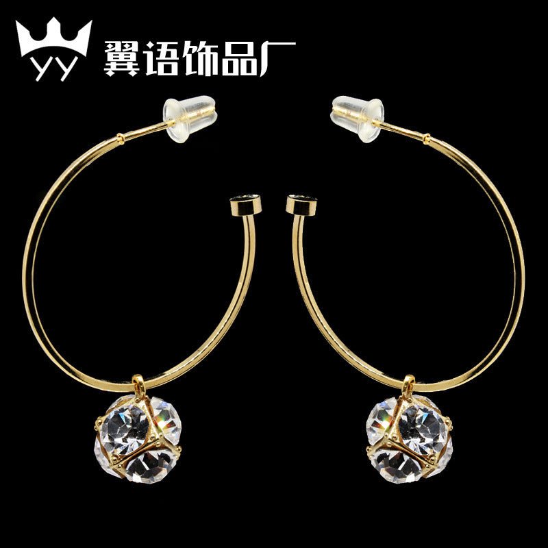 Jewelry Female Big Round Earrings High-end-Jewearrings