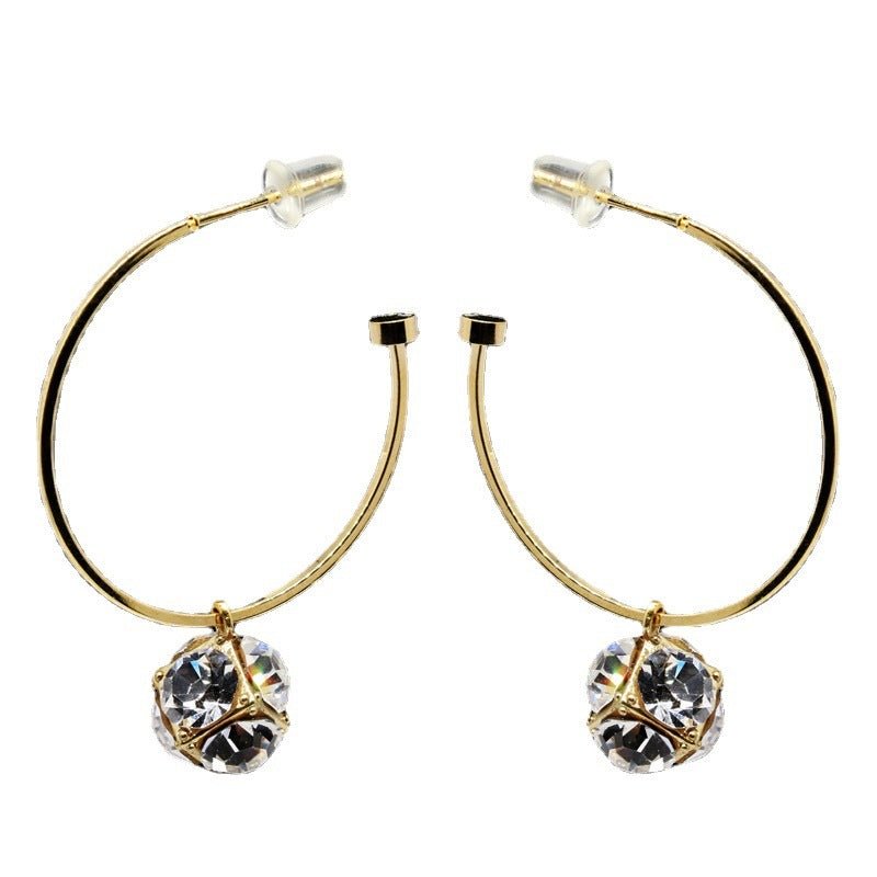 Jewelry Female Big Round Earrings High-end-Jewearrings